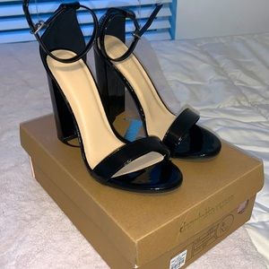 black high heels from “charlotte russe” in size 8